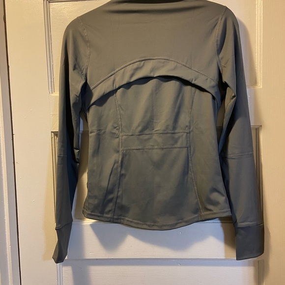 Gray Utility Jacket Lightweight Outdoor Design size 8-10 - Picture 4 of 4